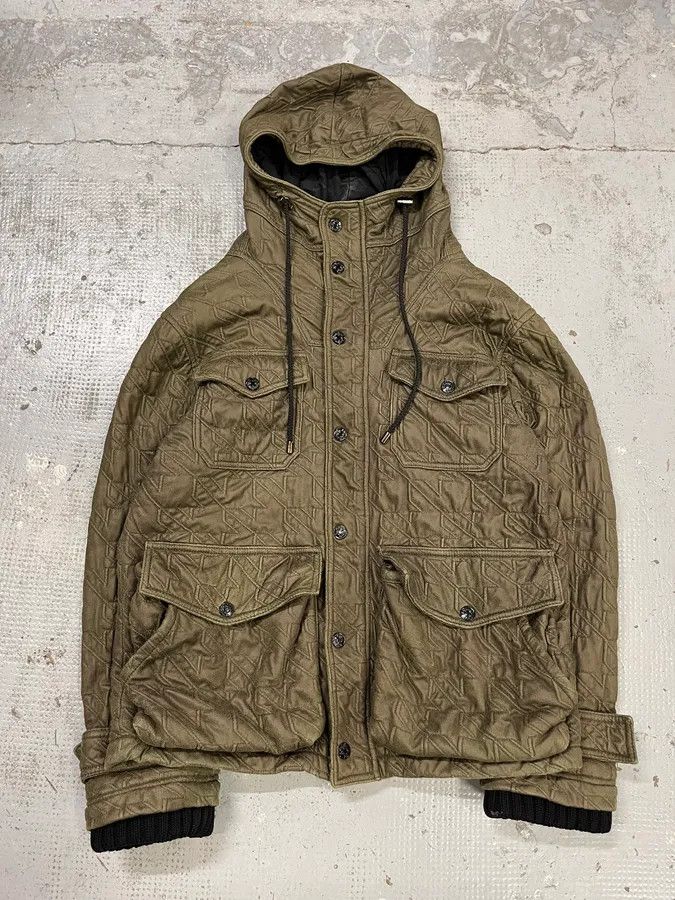 Emporio Armani AW2009 Emporio Armani Utility Cargo Khaki Military Jacket Size US M / EU 48-50 / 2 - 5 Thumbnail