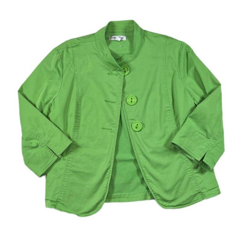 Coldwater Creek Green Blazer Size 14