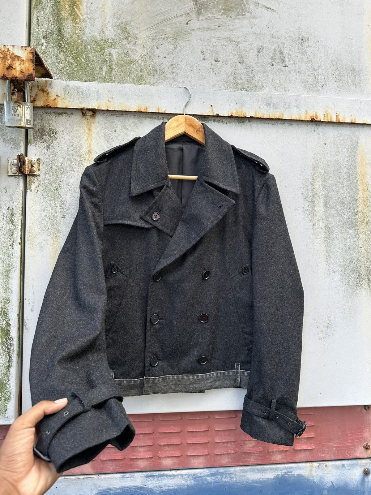 Japanese Brand 👹Uniqlo Wool Double Collar Jacket Size US M / EU 48-50 / 2 - 6 Thumbnail