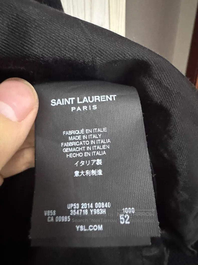 Saint Laurent Paris Saint Laurent Paris Black and White Basic Baseball Jacket Size US L / EU 52-54 / 3 - 6 Thumbnail