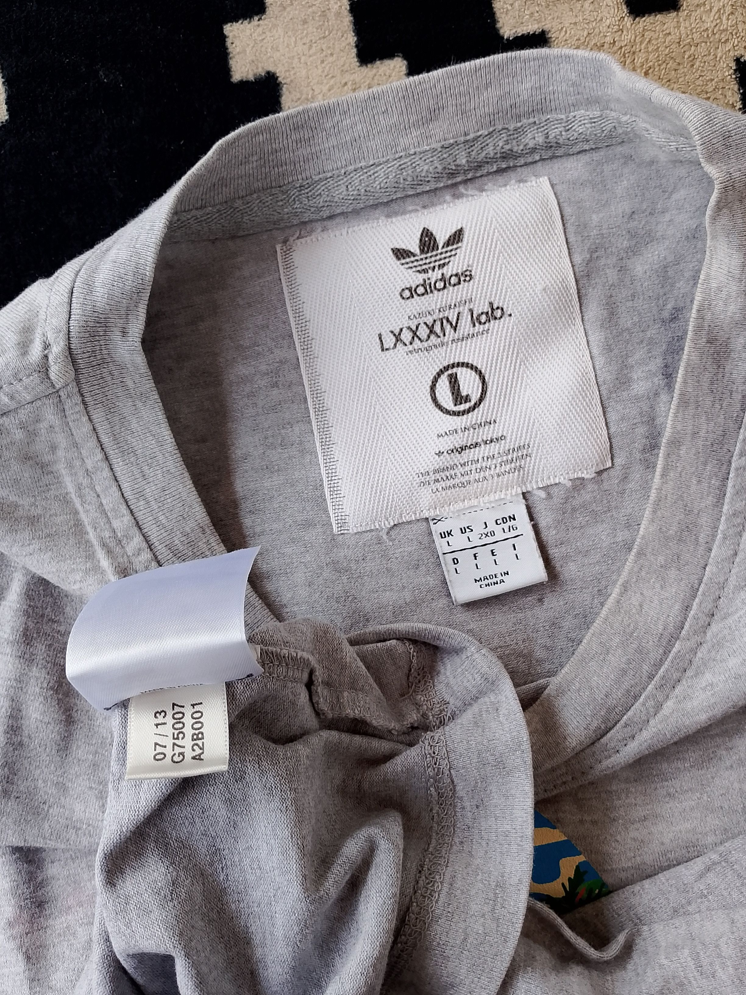Adidas Rare Adidas Originals x Mark McNairy x Kazuki Kuraishi Tee Size US L / EU 52-54 / 3 - 9 Thumbnail