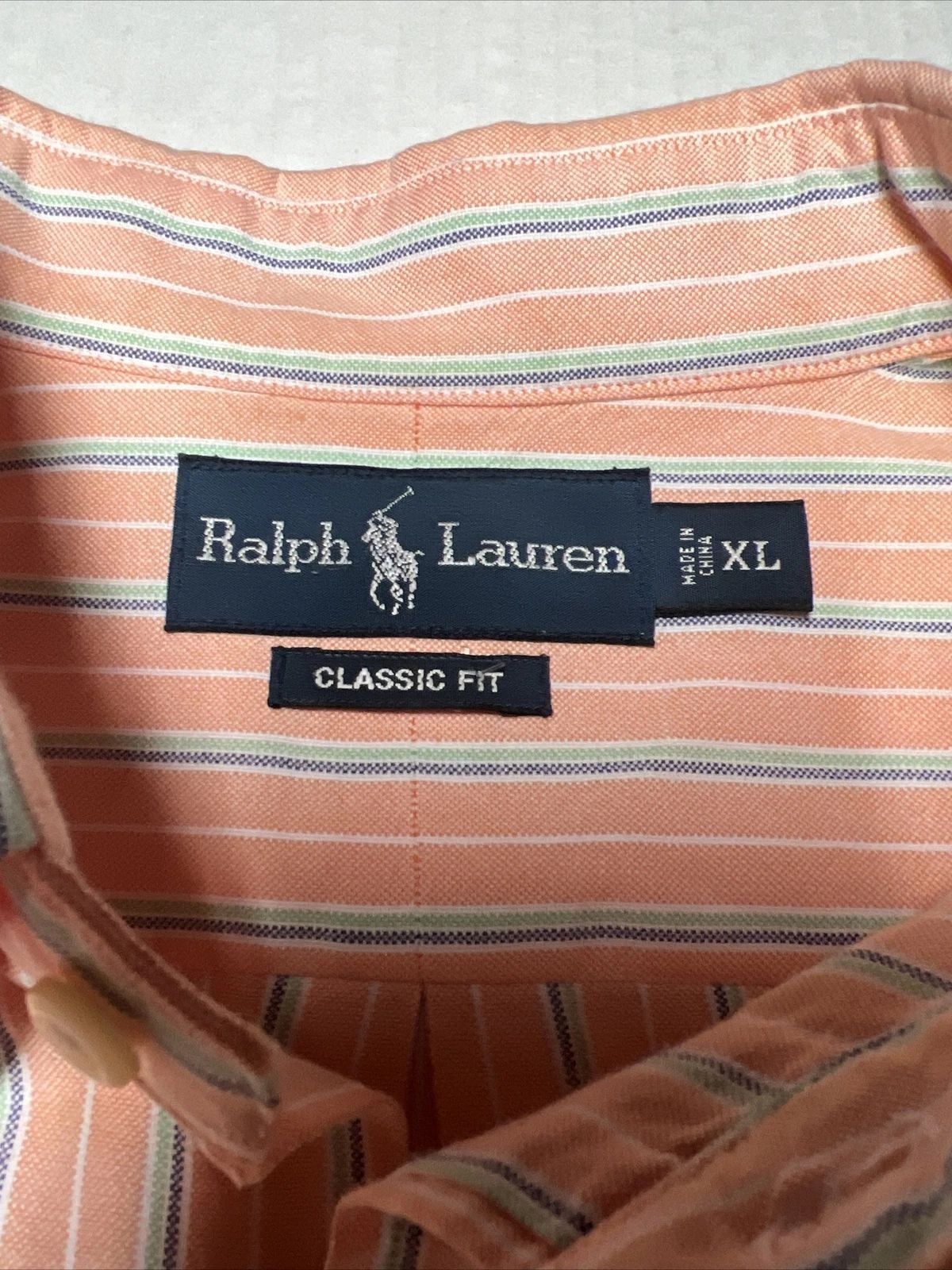 Polo Ralph Lauren Vintage Ralph Lauren Classic Fit Button Down Shirt Size US XL / EU 56 / 4 - 5 Thumbnail