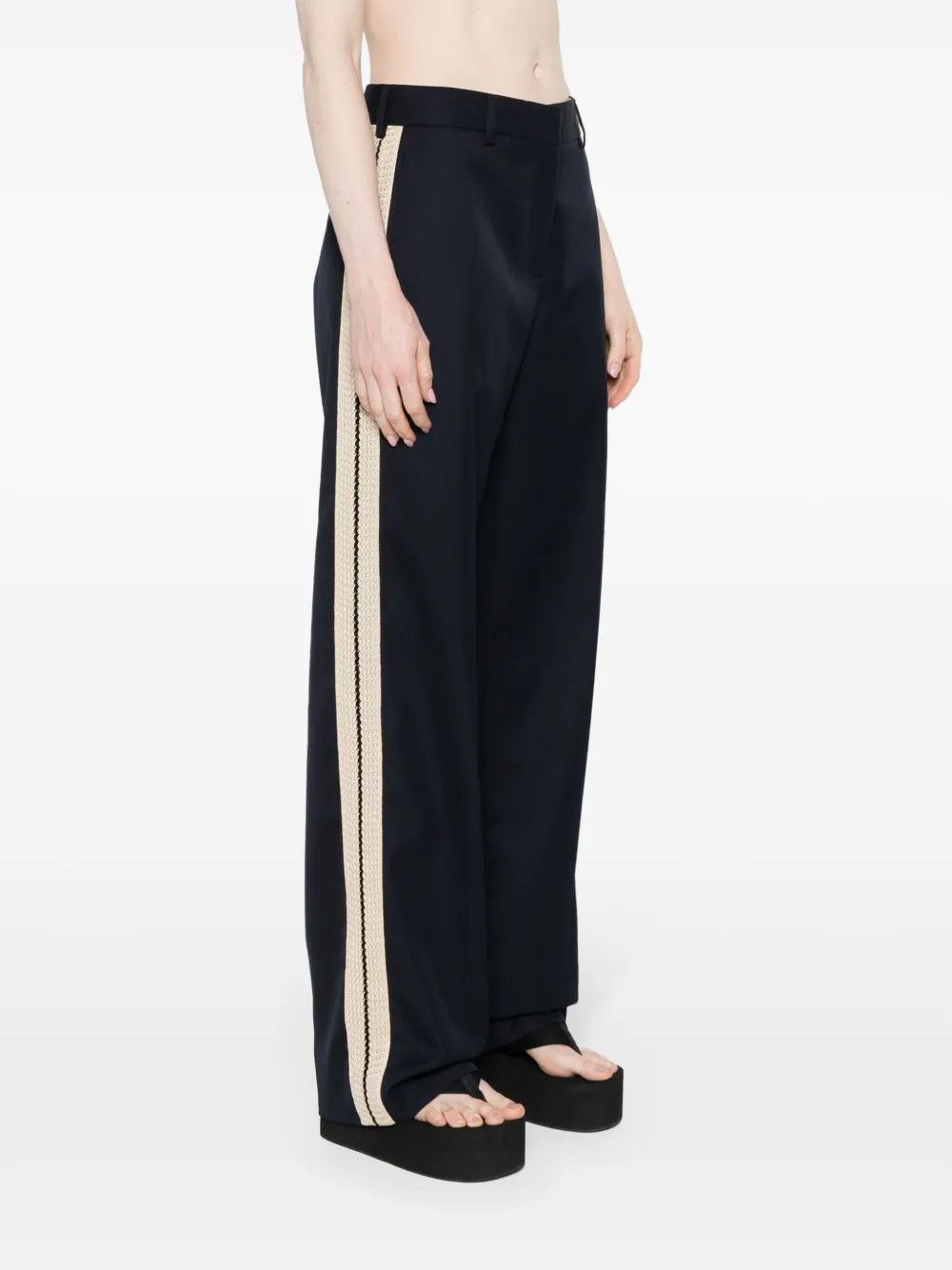 Palm Angels o1y1125 Casual Pant in Midnight Blue Size 27" / US 4 / IT 40 - 2 Thumbnail