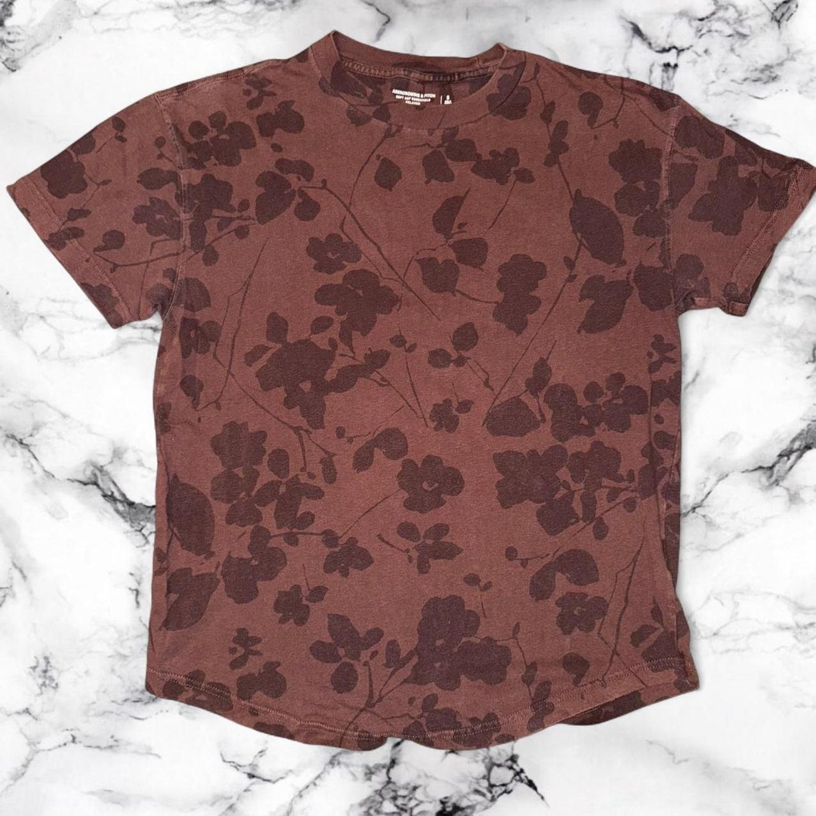 Abercrombie & Fitch Brown floral abercrombie fitch Size US S / EU 44-46 / 1 - 1 Thumbnail