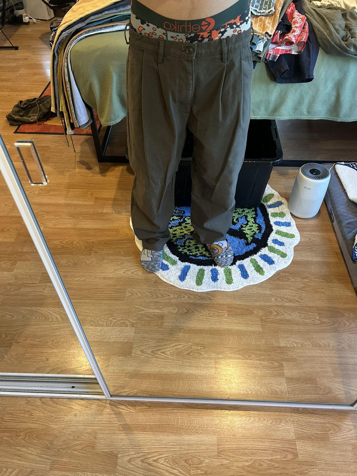 Freshjive Freshjive mens pleaded pants Size US 36 / EU 52 - 5 Thumbnail