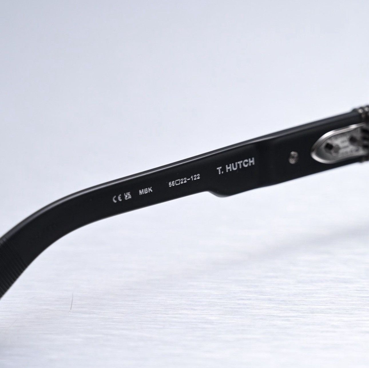 Chrome Hearts CHROME HEARTS T.HUTCH MATTE BLACK SUNGLASSES Size ONE SIZE - 5 Thumbnail