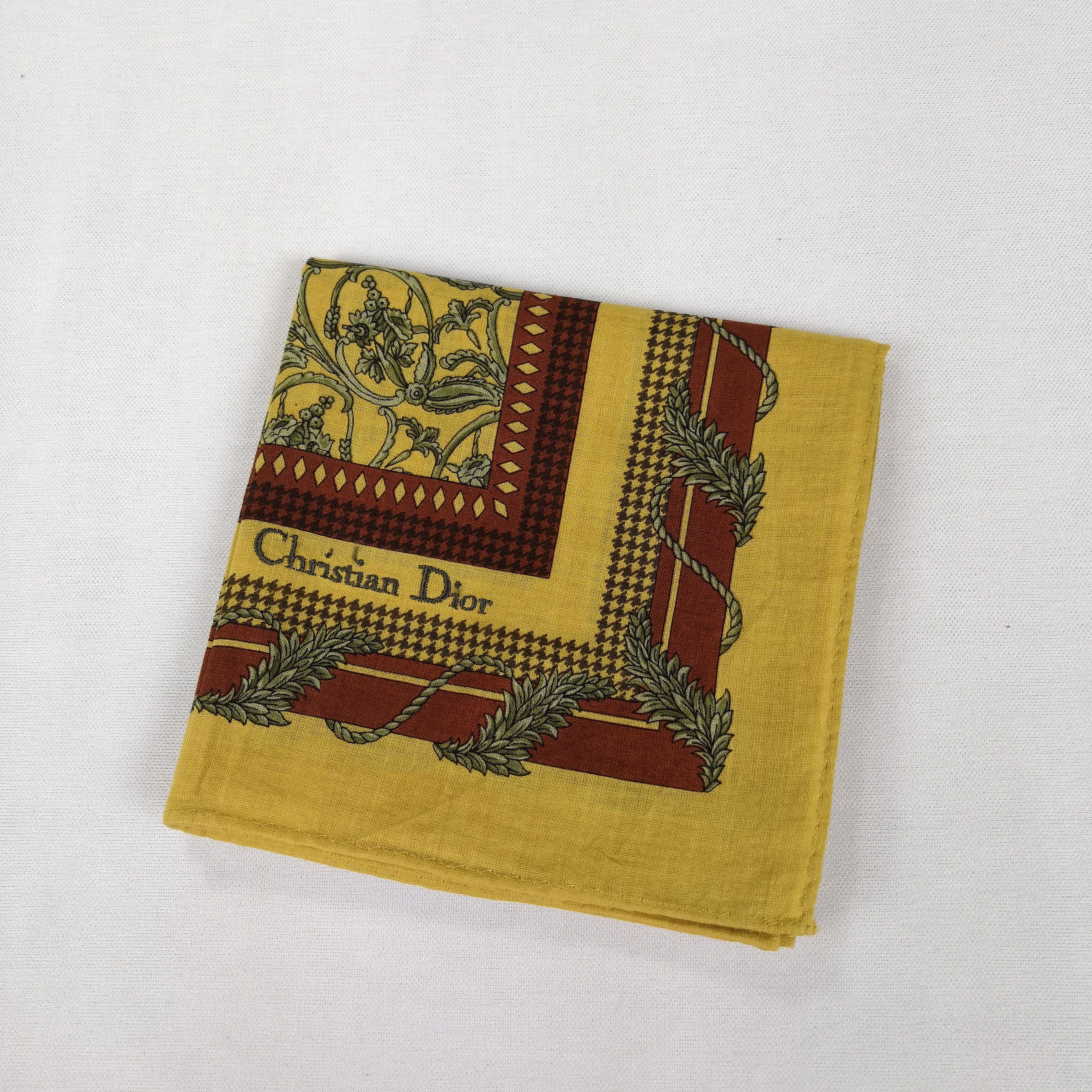 Japanese Brand Vintage Christian DIOR Bandana 56789 Size ONE SIZE - 4 Thumbnail