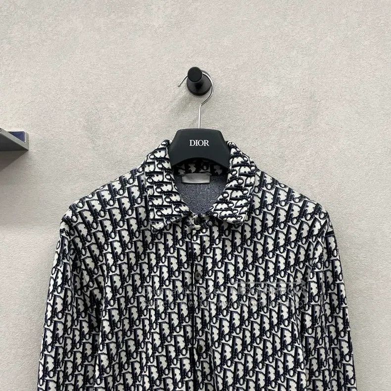 Dior Dior Long-sleeved shirt with full logo print Size US S / EU 44-46 / 1 - 4 Thumbnail