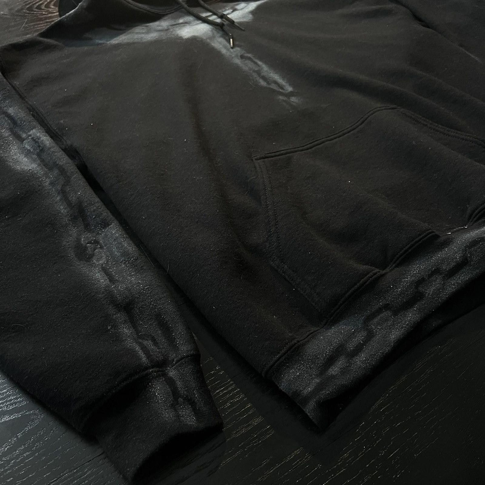 Vintage Custom Black Airbrushed/Painted Chainlink Hoodie Size US L / EU 52-54 / 3 - 2 Thumbnail