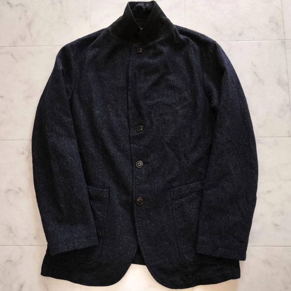 Ralph Lauren RRL Ralph Lauren Sport Coat Jacket Tweed Wool Navy Casual Size M Men Size US M / EU 48-50 / 2 - 2 Thumbnail