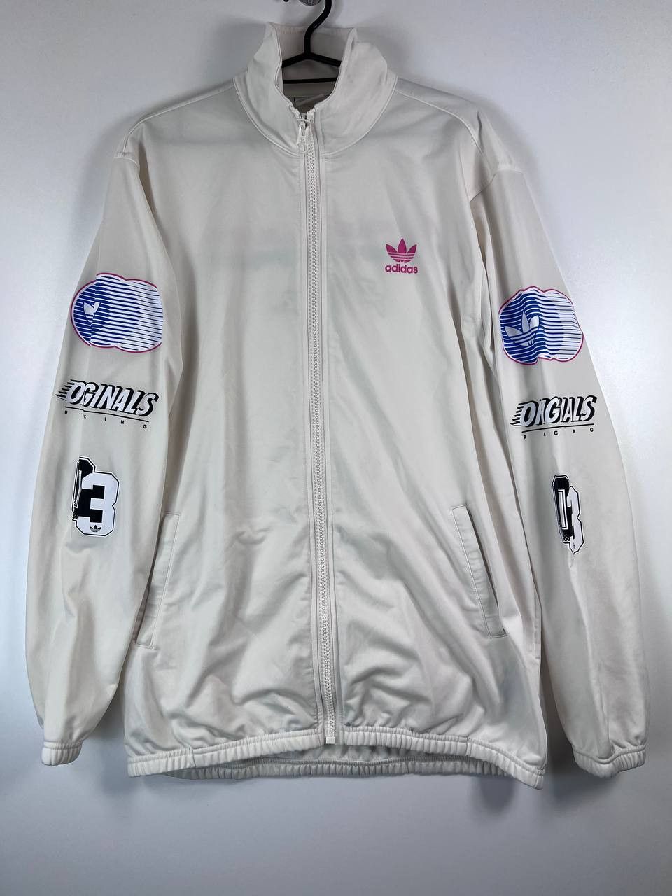 Adidas Adidas Originals Racing Track Jacket Trefoil DH4196 Size M Size US M / EU 48-50 / 2 - 1 Thumbnail