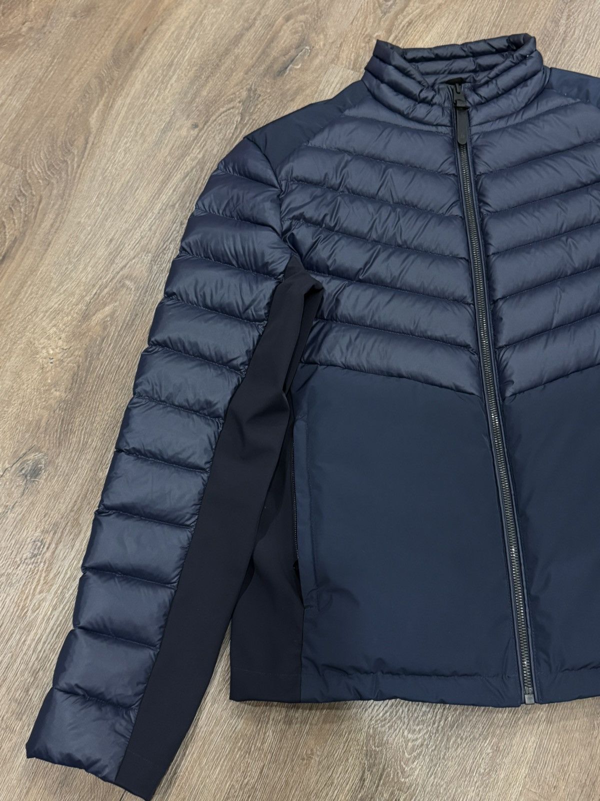 Mackage Mackage Navy Hybrid Down Jacket Lightweight Quilted Puffer Size US S / EU 44-46 / 1 - 5 Thumbnail