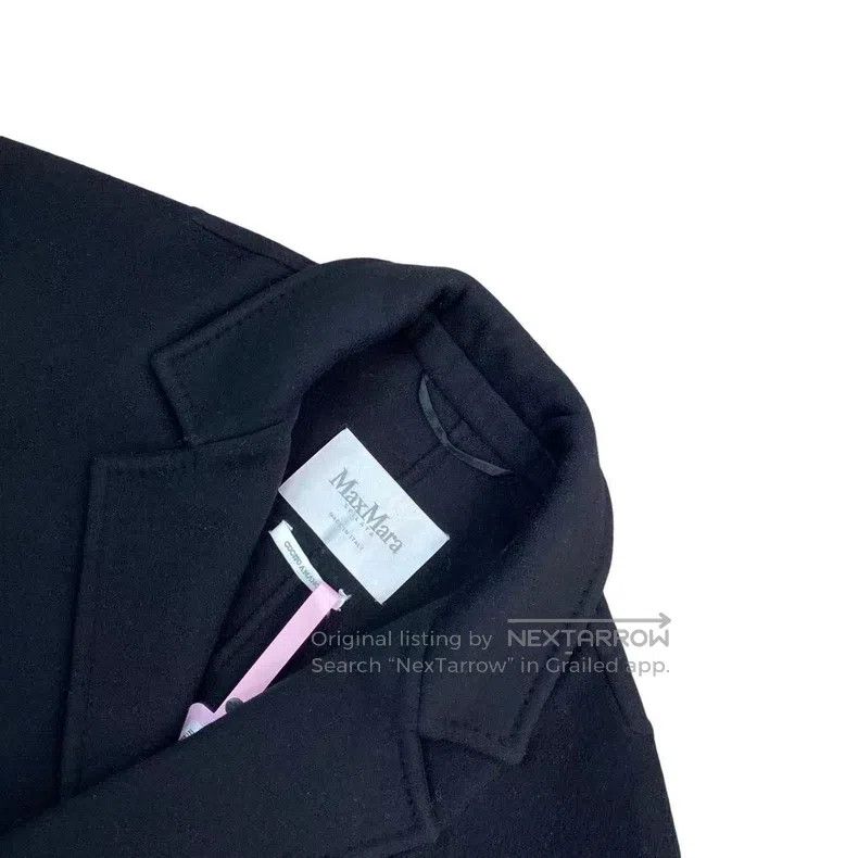 Max Mara Max Mara Cashmere black wool coat Size XS / US 0-2 / IT 36-38 - 3 Thumbnail