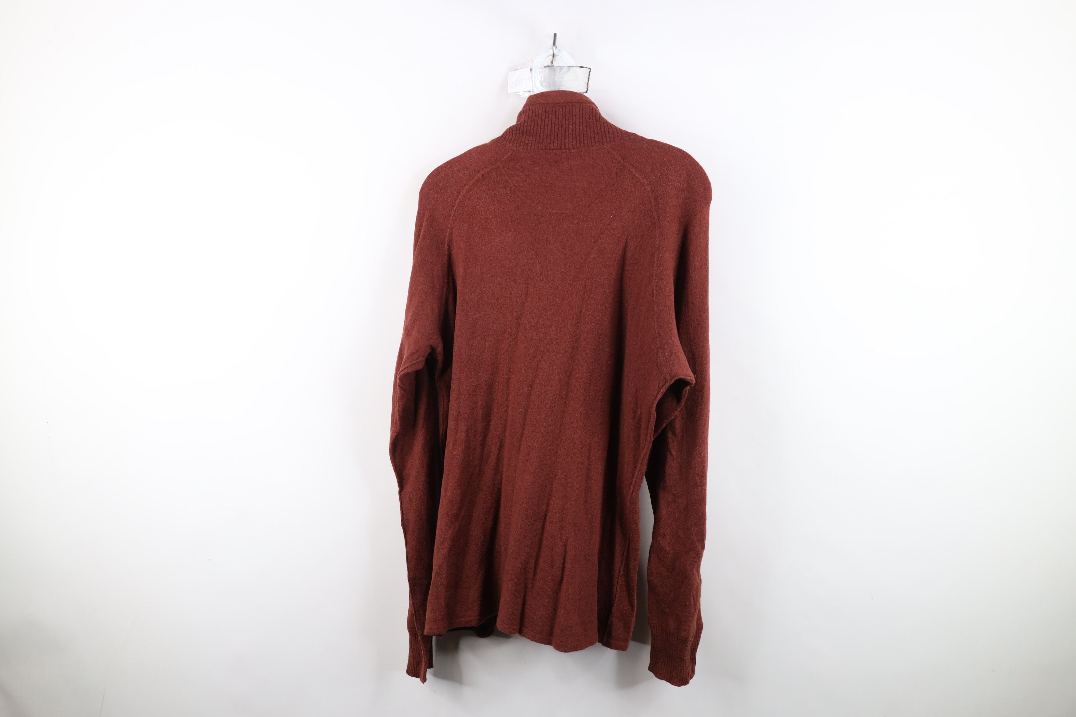 The North Face Vintage The North Face Wool Blend Knit Half Zip Sweater Red Size US M / EU 48-50 / 2 - 13 Thumbnail