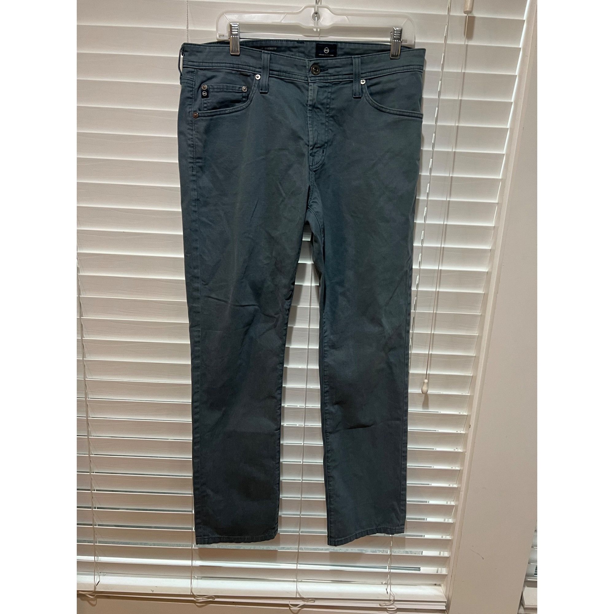 AG Adriano Goldschmied AG Adriano Goldschmied The Everett Slim Straight Slacks - S Size US 32 / EU 48 - 1 Thumbnail