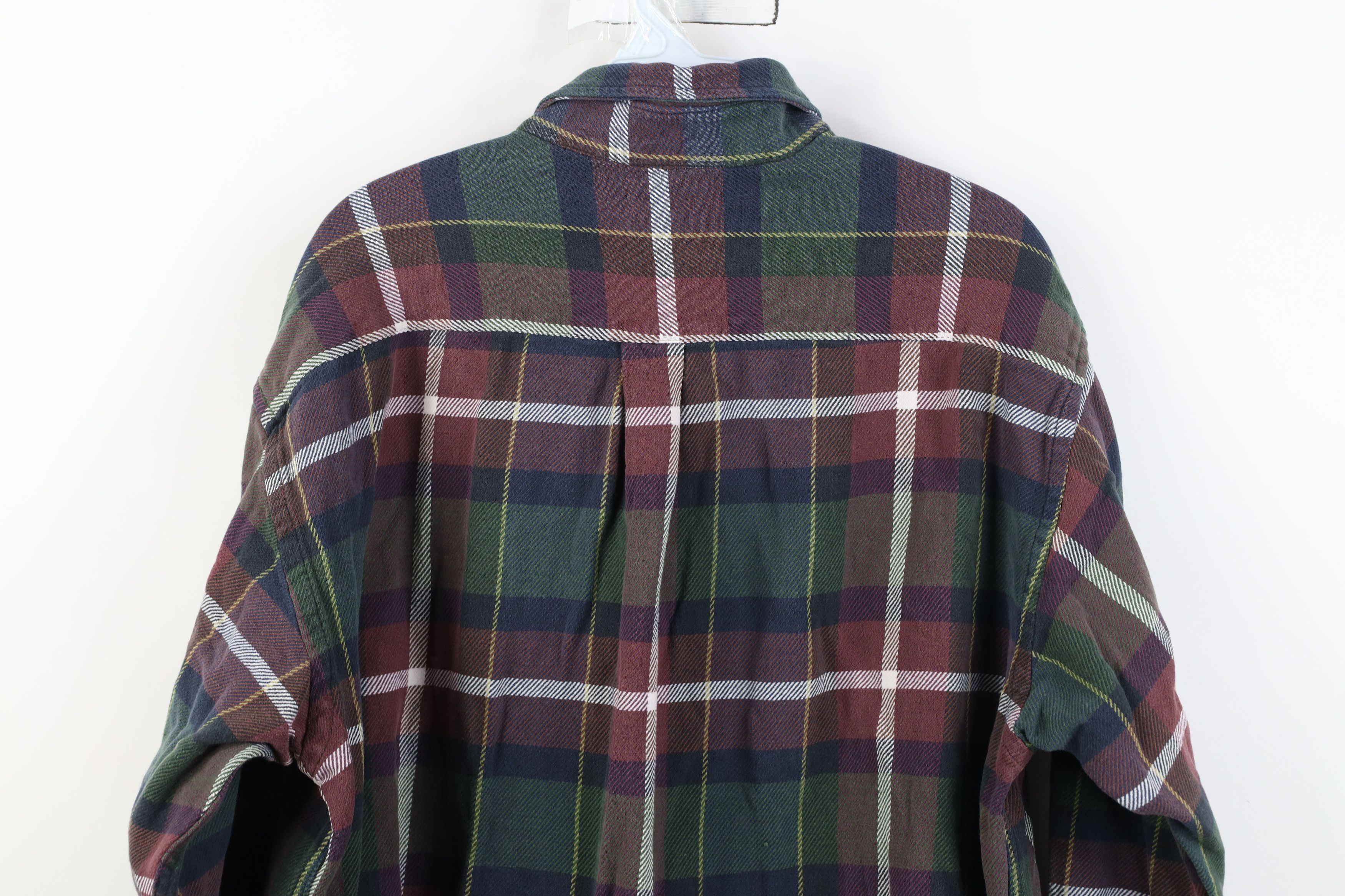 Vintage Vintage 90s Streetwear Flannel Collared Button Down Shirt Size US XL / EU 56 / 4 - 12 Thumbnail