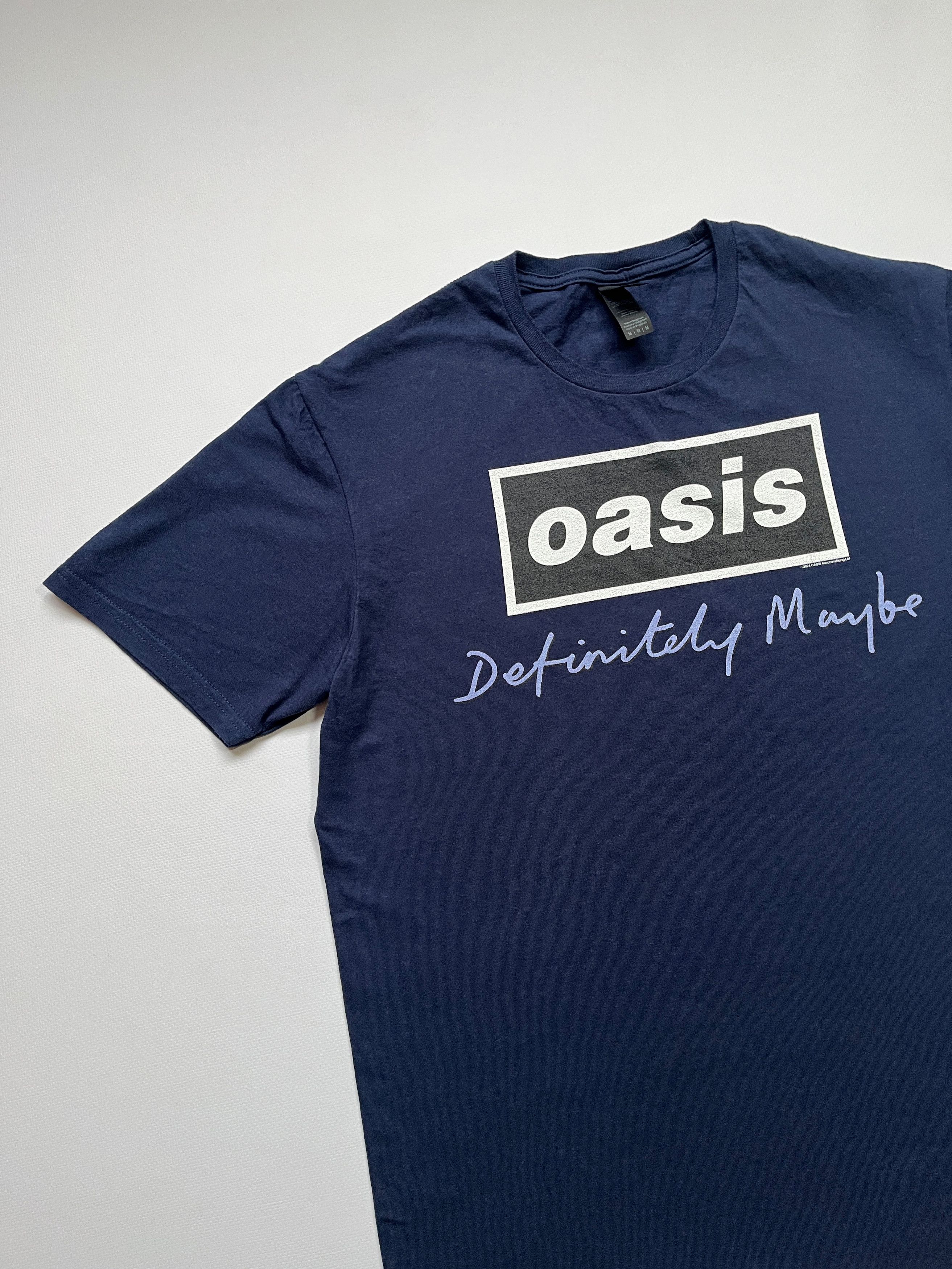 Band Tees Vintage Oasis Definitely Maybe Box Logo Rock Band T-Shirt Size US M / EU 48-50 / 2 - 3 Thumbnail