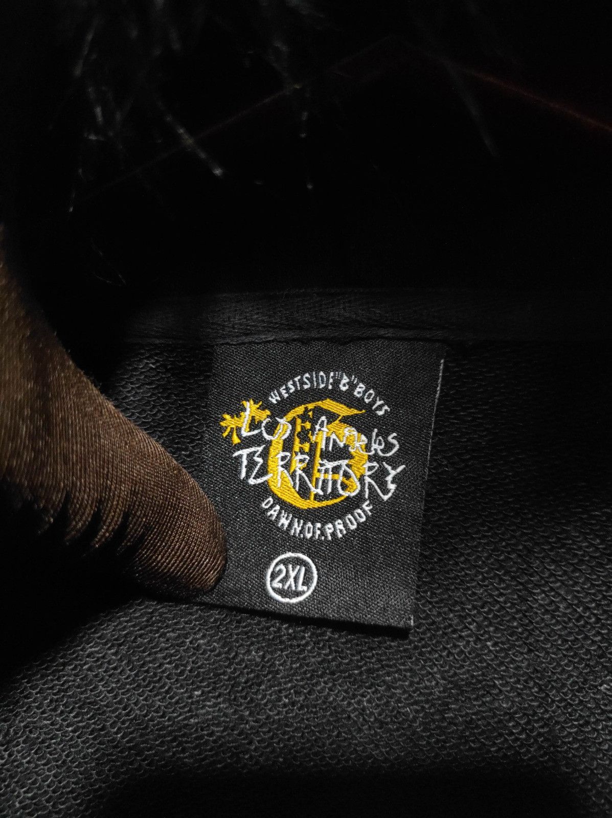 Japanese Brand Thug Life black zip fur hoodie ifsix LGB style Size US XL / EU 56 / 4 - 9 Thumbnail