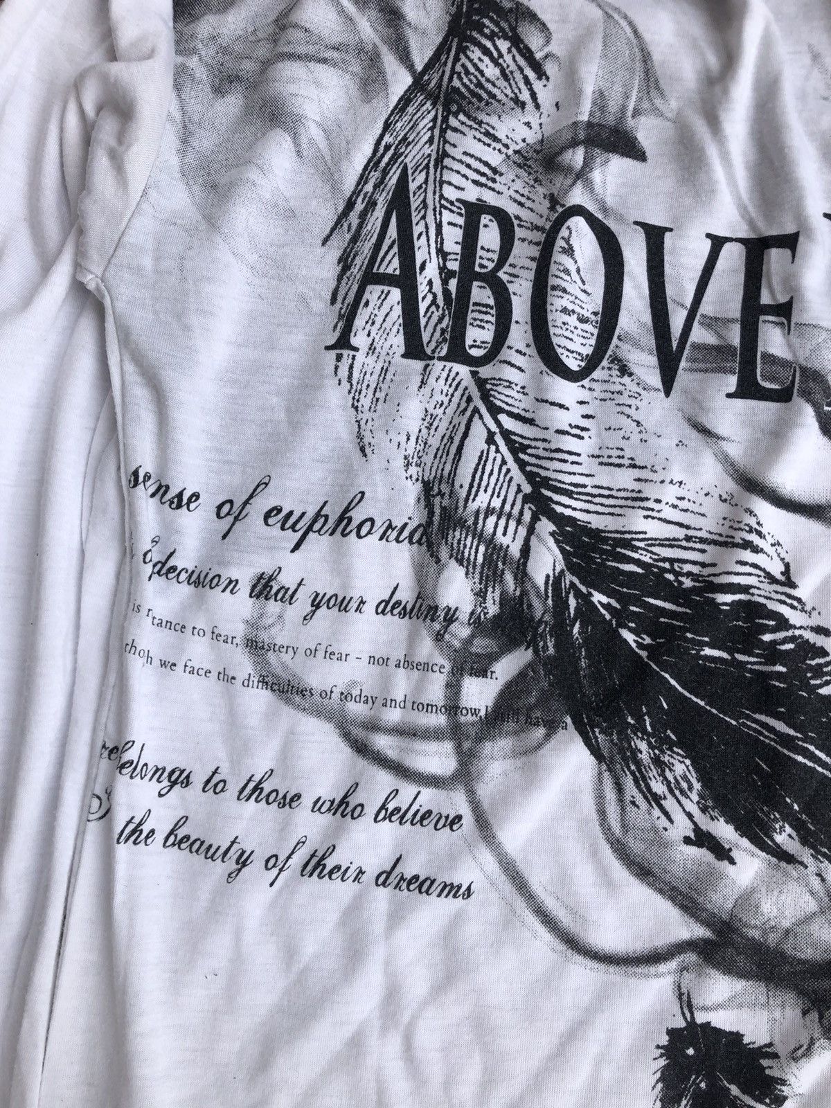 Japanese Brand Roddole poem words double layer longsleeve Size US M / EU 48-50 / 2 - 3 Thumbnail