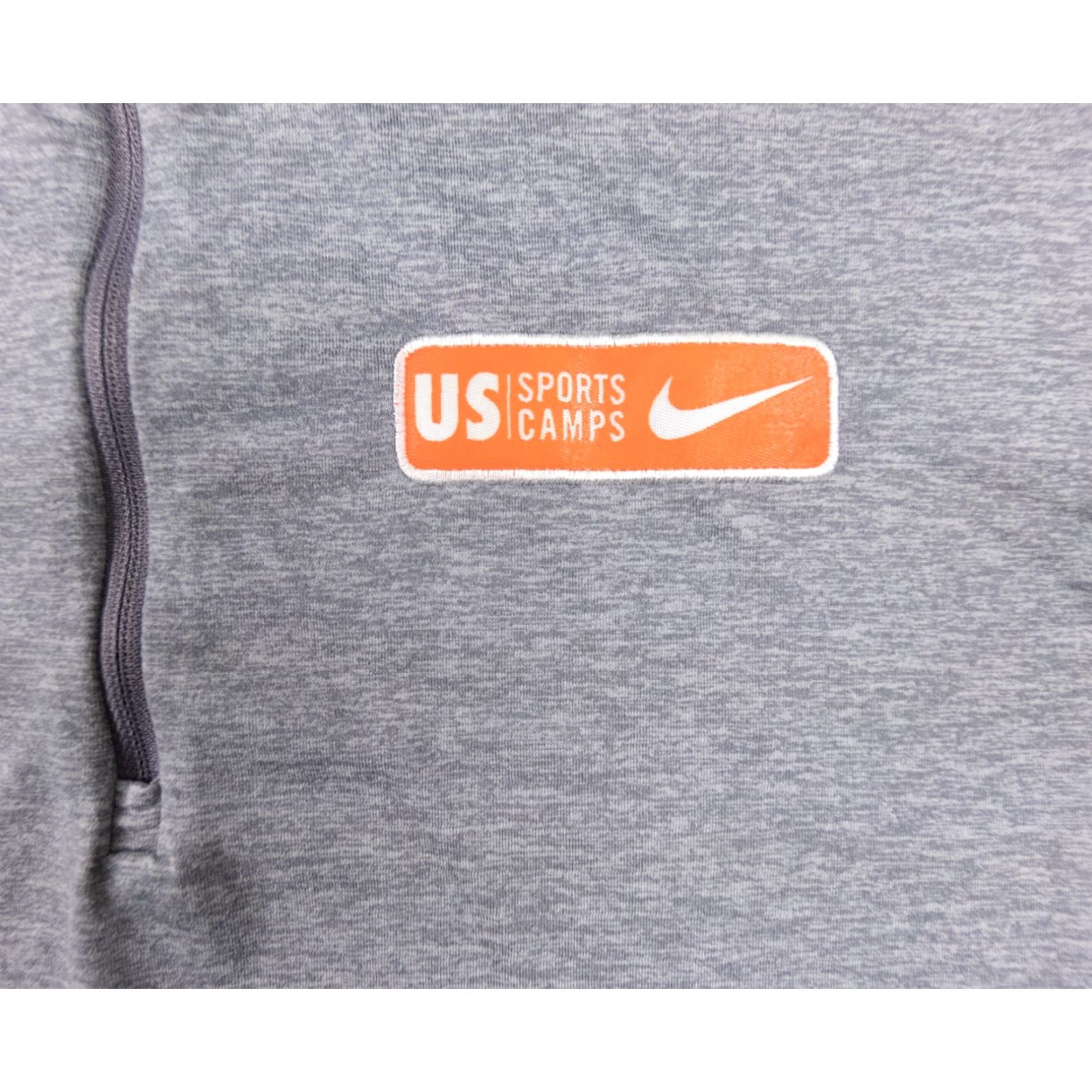 Nike Nike Shirt Women's Medium Gray Half Zip Long Sleeve Dri Fit Running Activewear Size M / US 6-8 / IT 42-44 - 3 Thumbnail