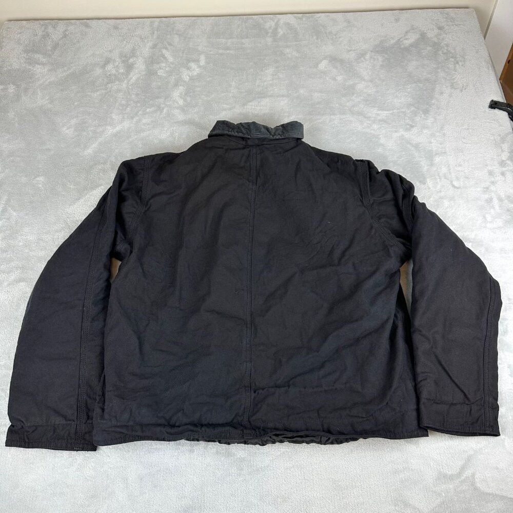 Carhartt Carhartt Black Re-work Detroit Jacket Grey Collar Men's Siz Size US XL / EU 56 / 4 - 9 Thumbnail