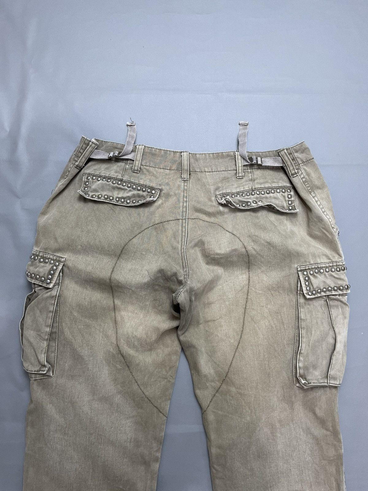 If Six Was Nine Japanese Brand bondage Studded cargo Pants Seditionaries Size US 36 / EU 52 - 5 Thumbnail