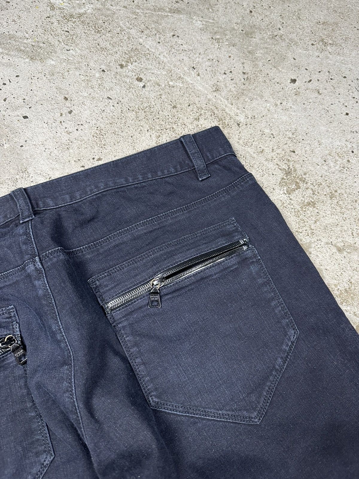 Prada Prada Tapered Fit Navy Jeans Denim Pants Size US 34 / EU 50 - 16 Thumbnail