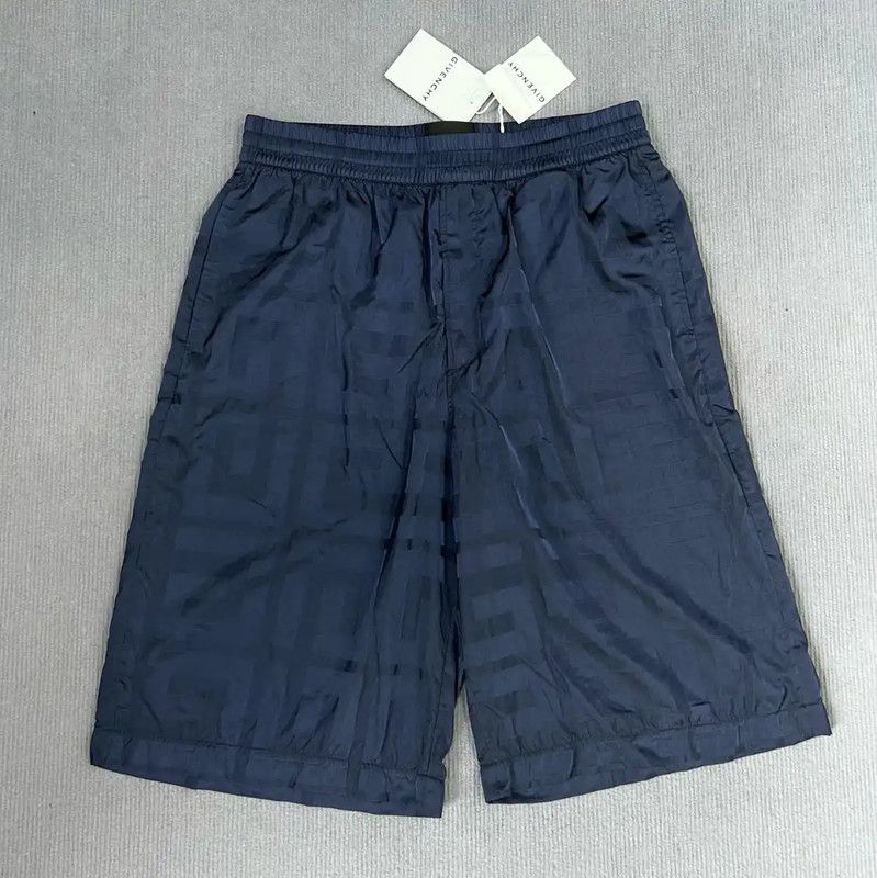 Givenchy Givenchy Blue Printed Nylon Men's Shorts 0089 Size US 44 / EU 60 - 1 Thumbnail