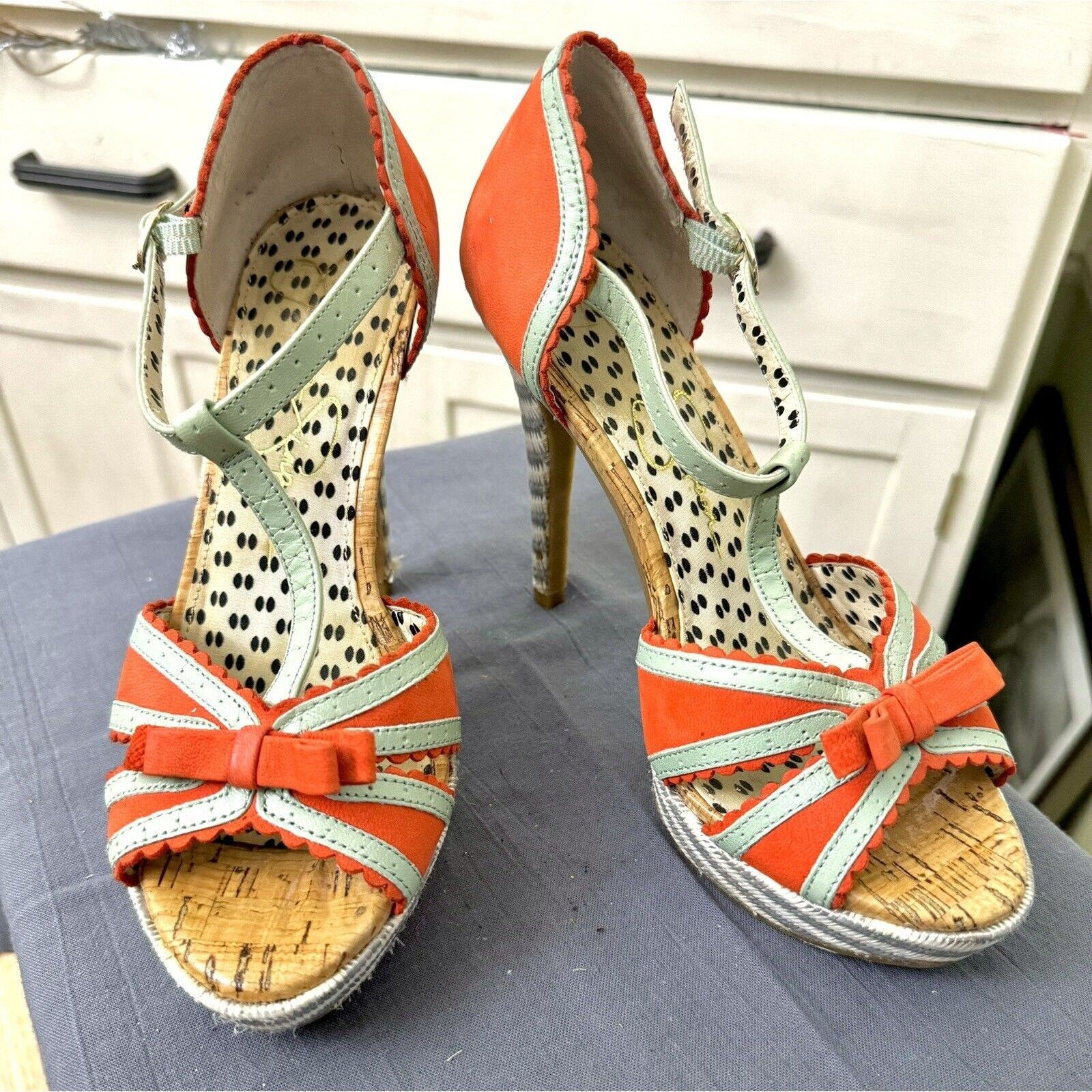 Jessica Simpson Jessica Simpson Britt Platform Sandals Heels - Size 6 Size US 6 / IT 36 - 1 Thumbnail