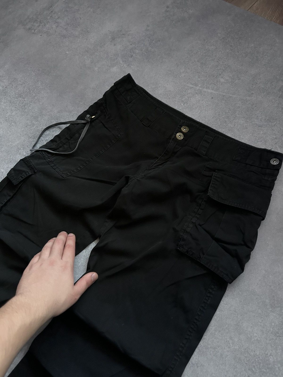 Bench × Japanese Brand × Vintage Vintage Bench parachute y2k cargo pants Size US 32 / EU 48 - 4 Thumbnail