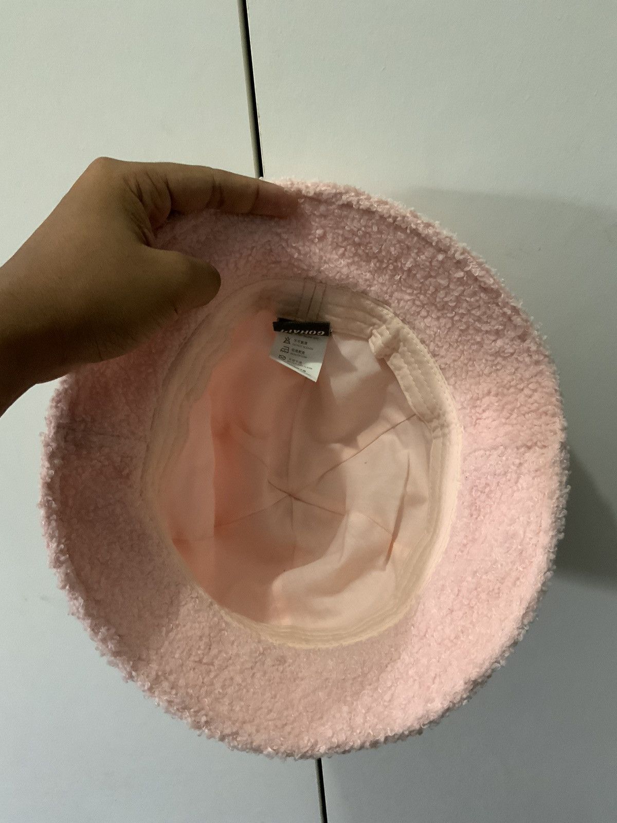 If Six Was Nine Life is Love Gohap Mohair Fur Pink Hat Size ONE SIZE - 7 Thumbnail