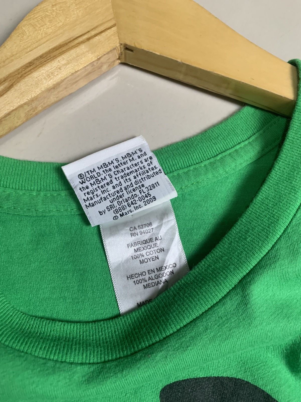 Other Green M&M Size M Short Sleeve T-Shirt Candy M & M Ms Green Size US M / EU 48-50 / 2 - 4 Thumbnail