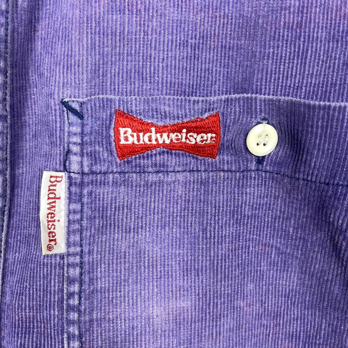 Budweiser Vintage 90s Budweiser Corduroy Western Shirts Size US M / EU 48-50 / 2 - 14 Thumbnail