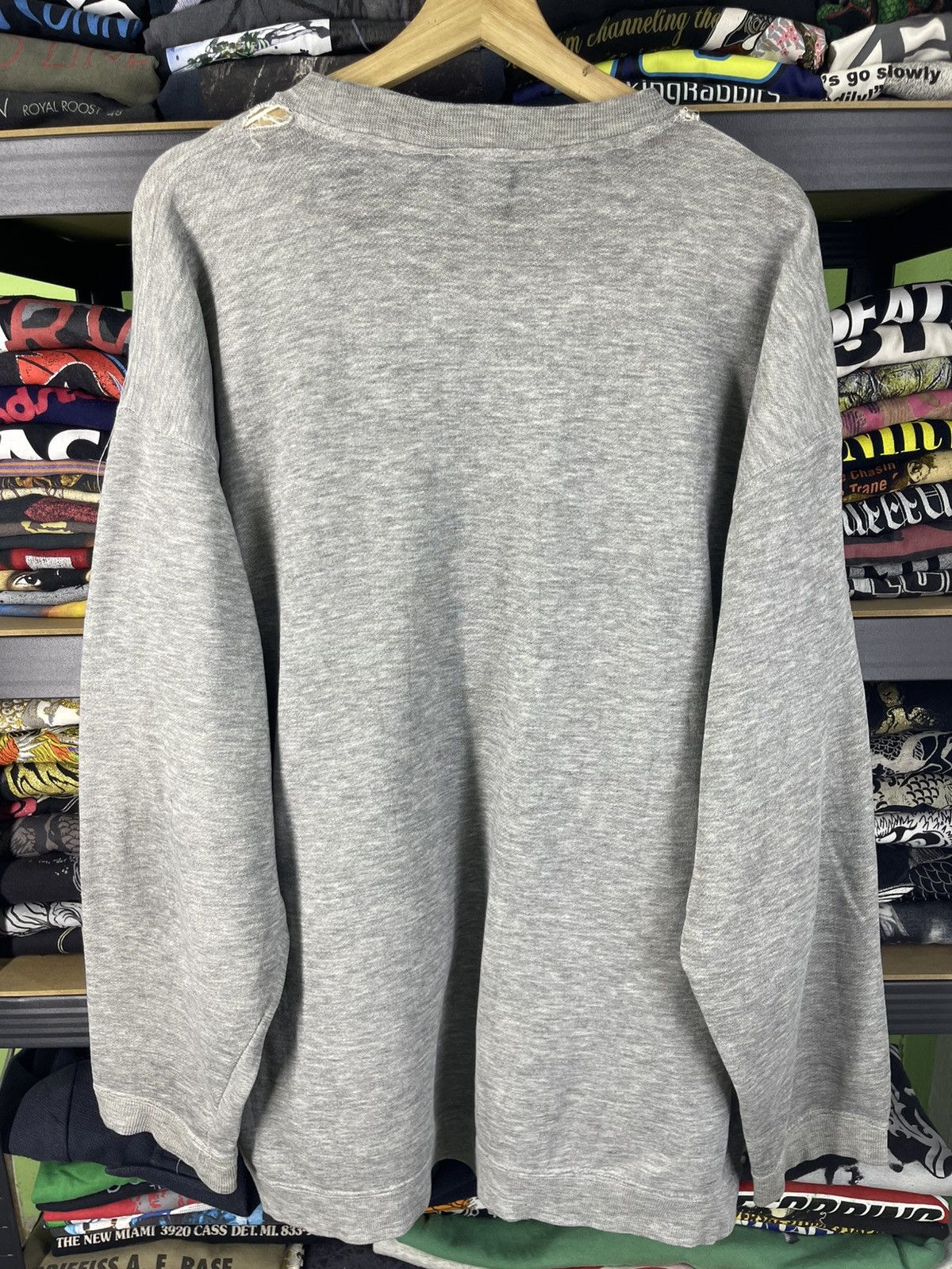 Stussy Thrashed Vintage 90's Stussy Embroidered Logo Sweatshirt Size US XL / EU 56 / 4 - 8 Thumbnail
