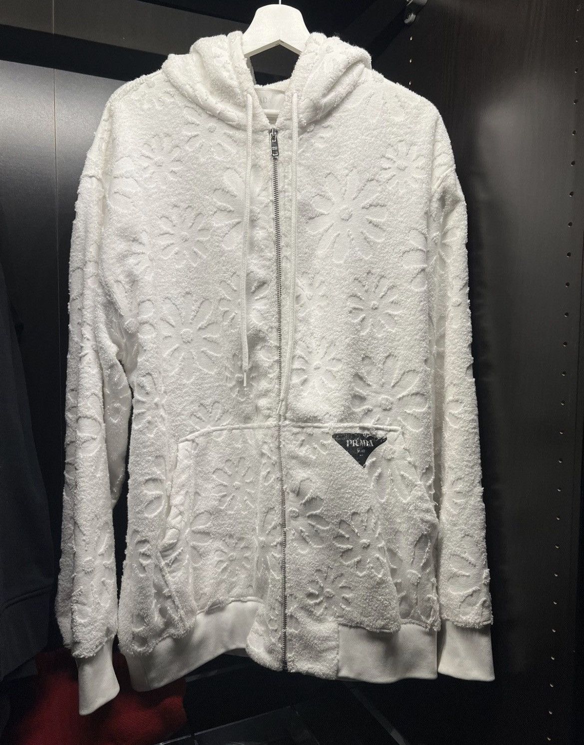 Prada PRADA TERRY ZIP HOODIE Size US M / EU 48-50 / 2 - 1 Thumbnail