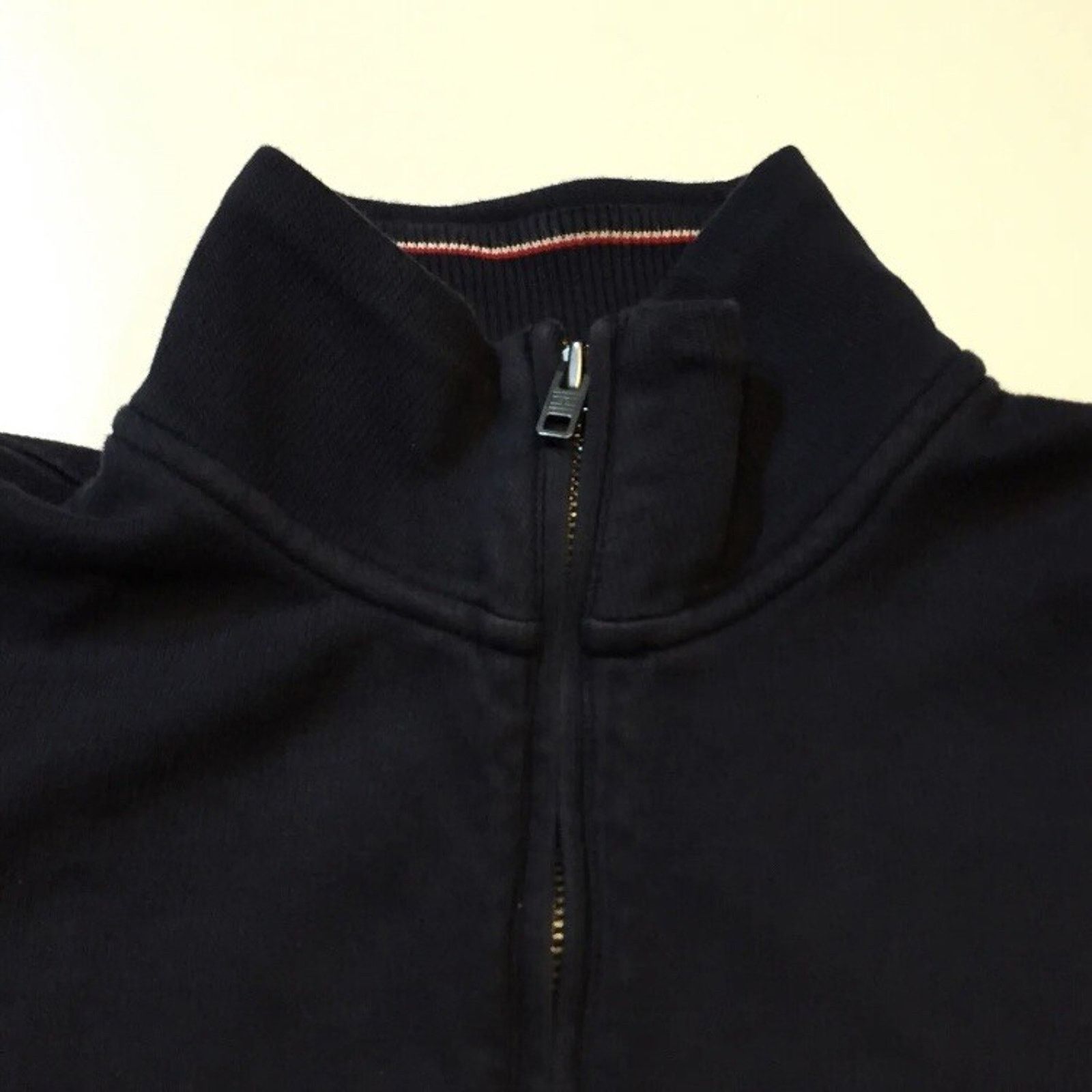Tommy Hilfiger Tommy Hilfiger Jacket Vintage Dark Blue Navy 1/4 Zip Shirt Size US M / EU 48-50 / 2 - 6 Thumbnail