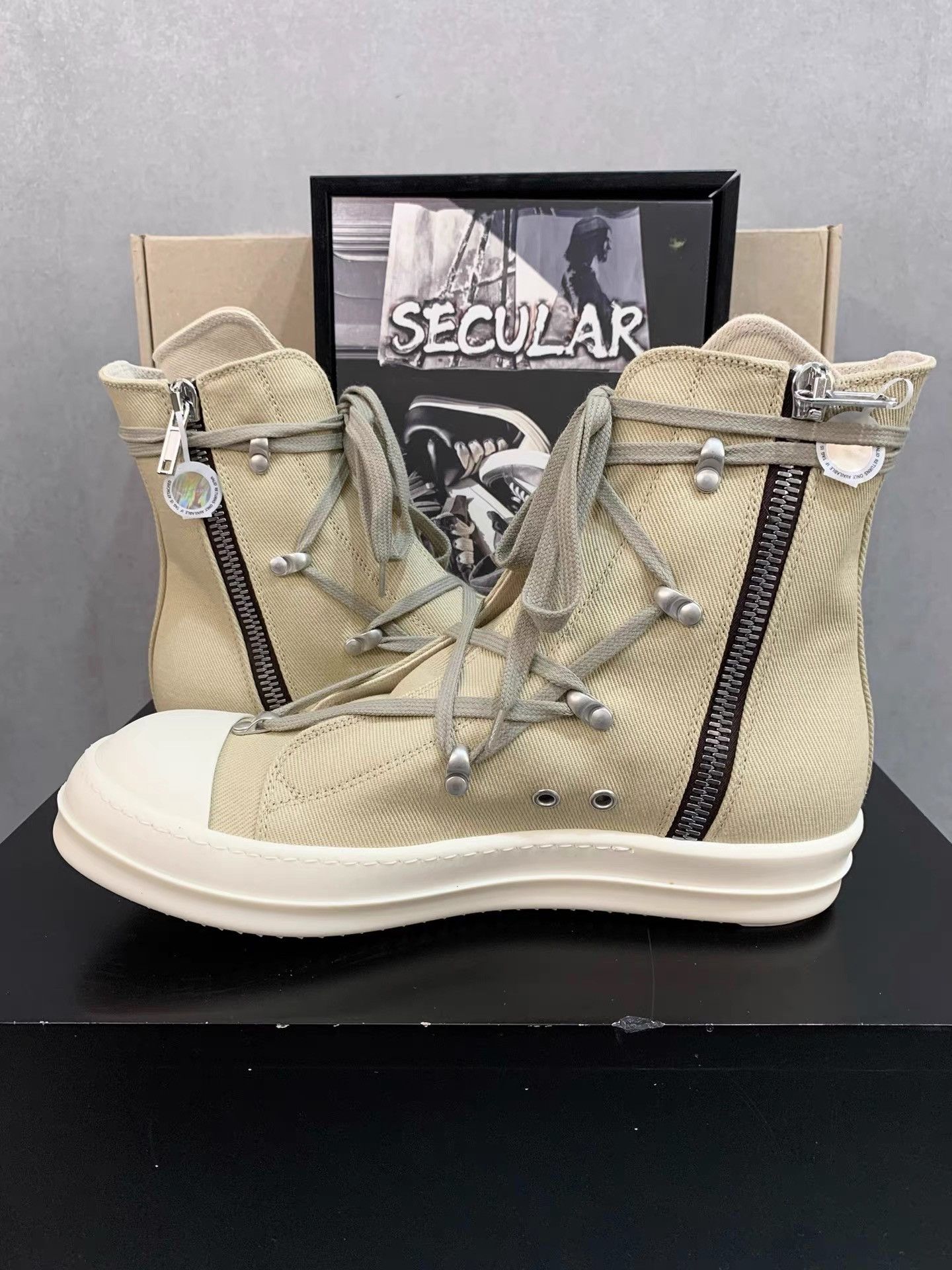 Rick Owens Rick Owens Pentagram High-Top Sneakers K34 Size US 6 / IT 36 - 6 Thumbnail