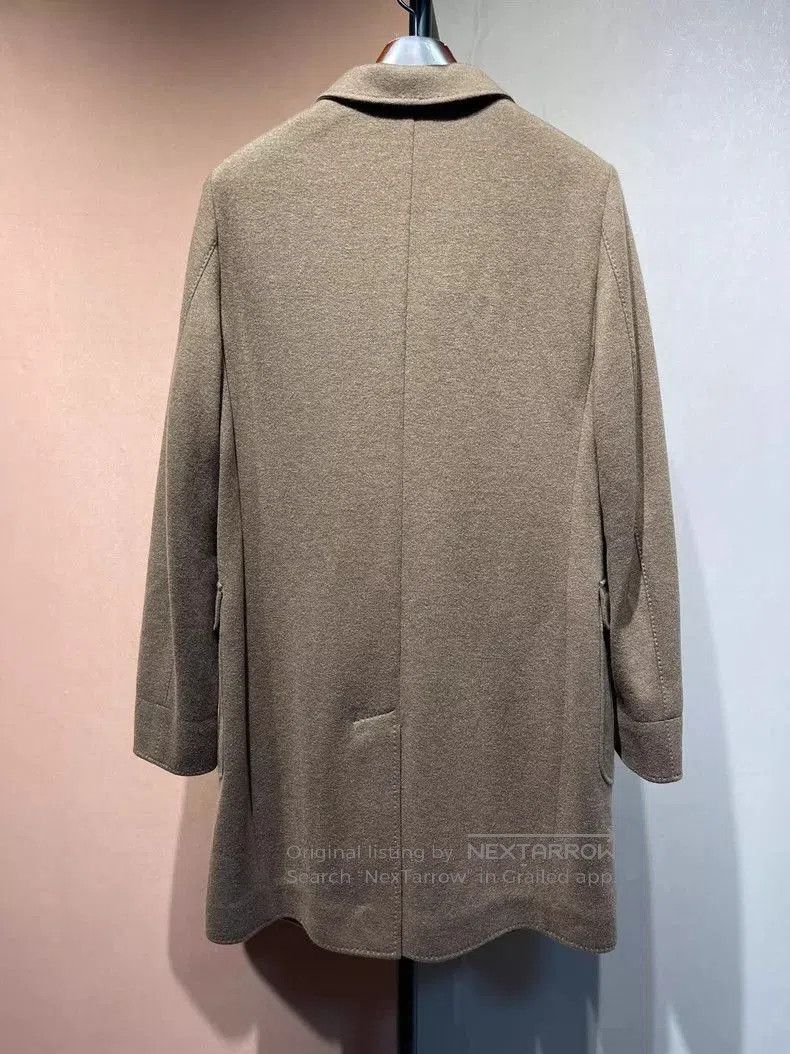 Loro Piana Loro Piana Cashmere Coat with Suede Trim. Size US L / EU 52-54 / 3 - 5 Thumbnail