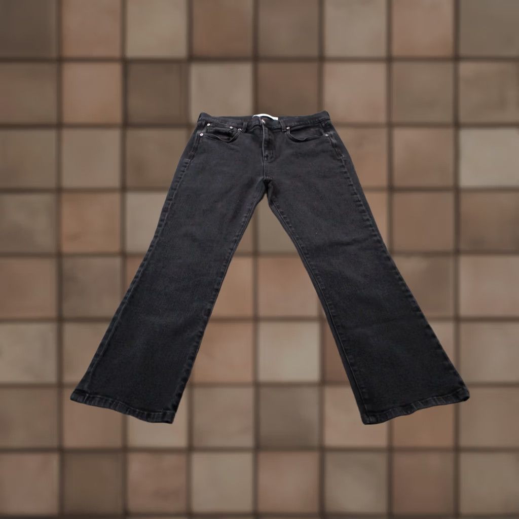 AYR Ayr Jeans Womens 34 Black Denim The Pop Bootcut Casual Stretch USA Made Size 24" / US 00 / IT 34 - 1 Thumbnail