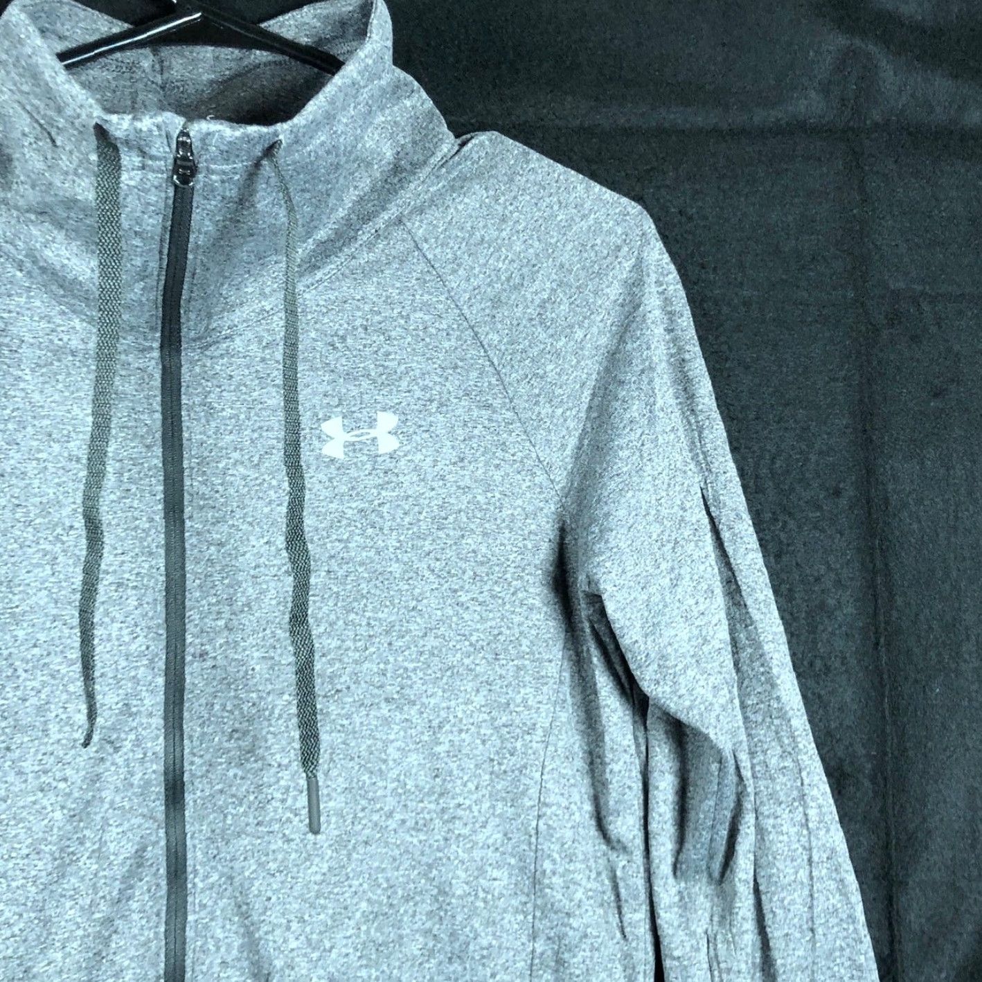 Under Armour Under Armour Womens Jacket Gray Full Zip Up High Neck Loose Fit Heat Gear Small Size S / US 4 / IT 40 - 5 Thumbnail