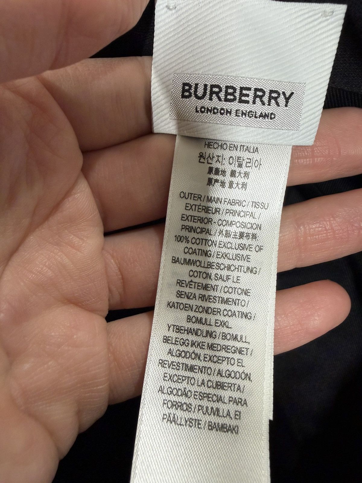 Burberry Burberry Logo Crest Bucket Hat NEW 500$ M Size ONE SIZE - 4 Thumbnail
