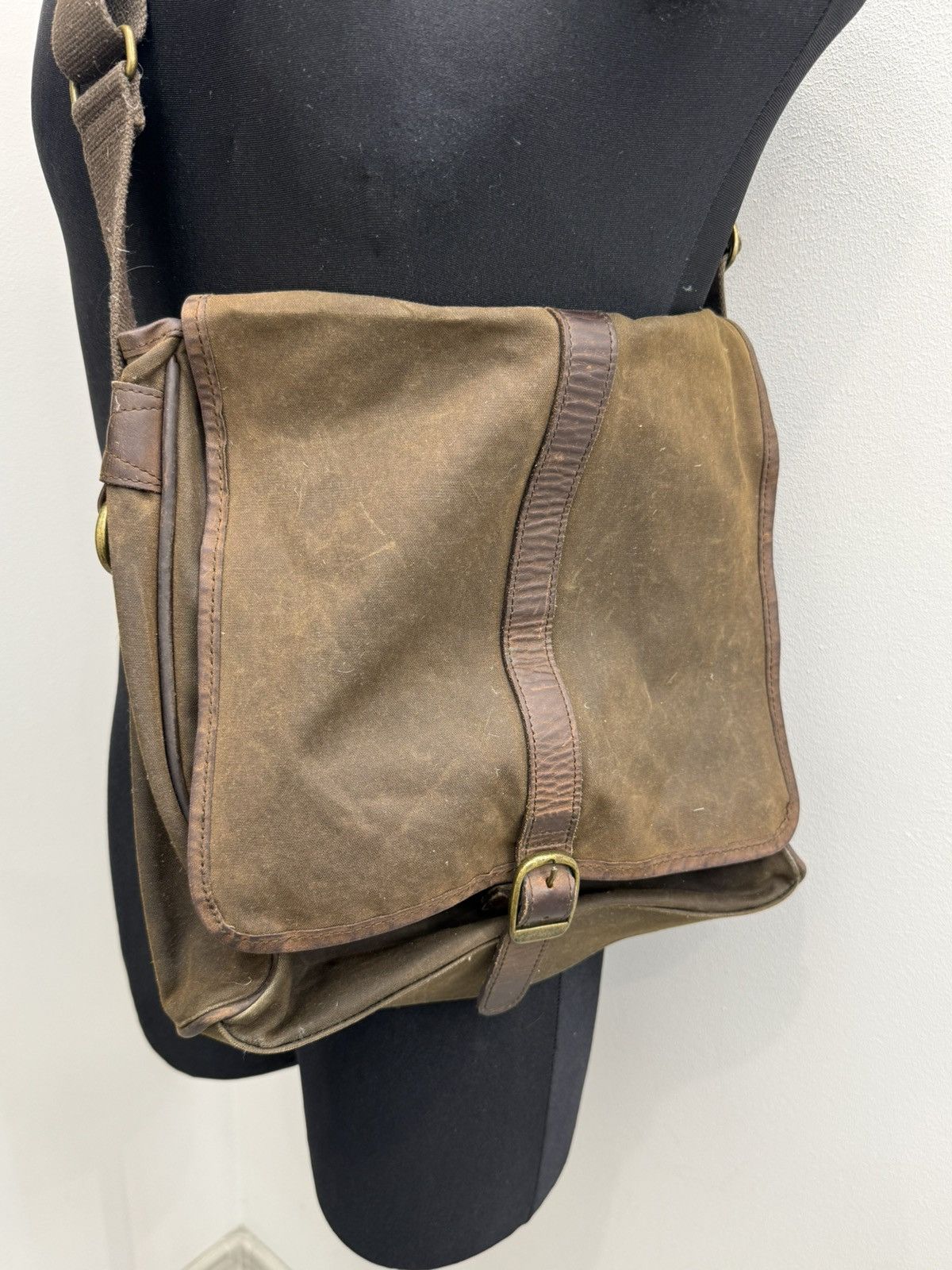 Barbour Barbour Wax Cotton Shoulder Bag Size ONE SIZE - 3 Thumbnail