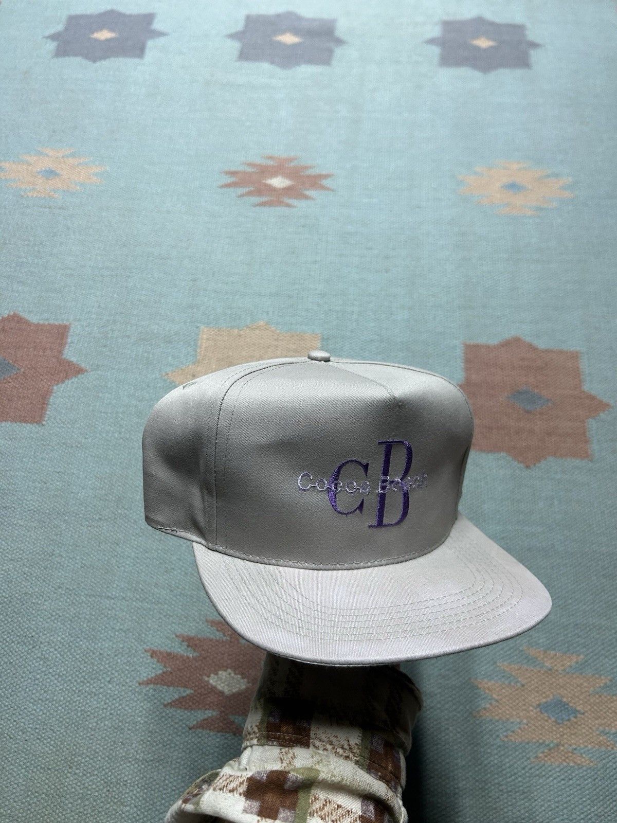 Vintage Vtg SnapBack hat cocoa beach Florida Calvin Klein parody log Size ONE SIZE - 1 Thumbnail