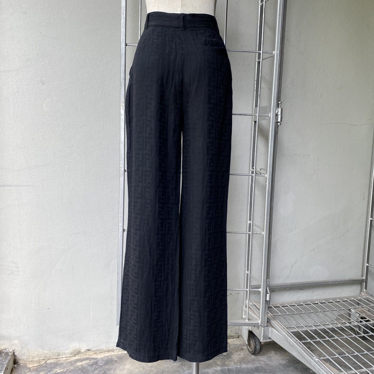 Fendi FENDI Black Monogram Pattern Pants Size 28" / US 6 / IT 42 - 6 Thumbnail