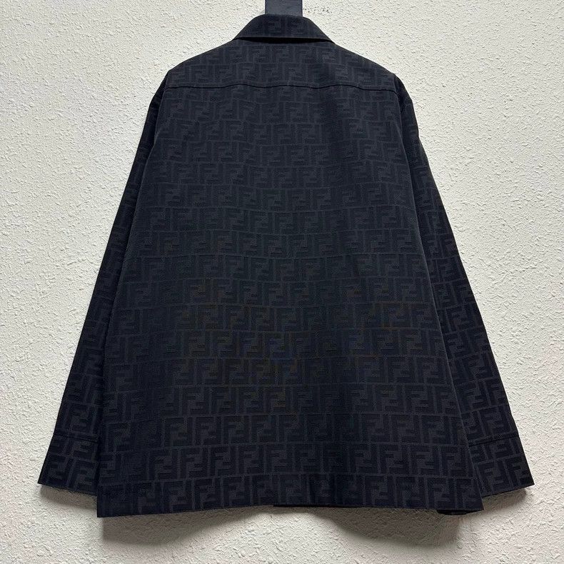 Fendi FENDI Logo Satin Oxford Jacket Size 46 Size US M / EU 48-50 / 2 - 2 Thumbnail