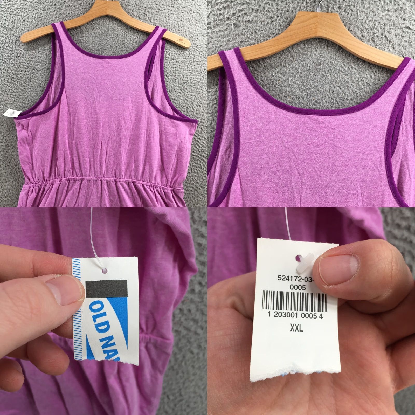 Old Navy Old Navy Tank Top Womens 2XL Purple Cotton Blend Sleeveless Pullover Casual NEW Womens Tank Top Purple 2XL Cotton Blend Sleeveless Casual Old Navy Size XXL / US 16-18 / IT 52-54 - 8 Thumbnail