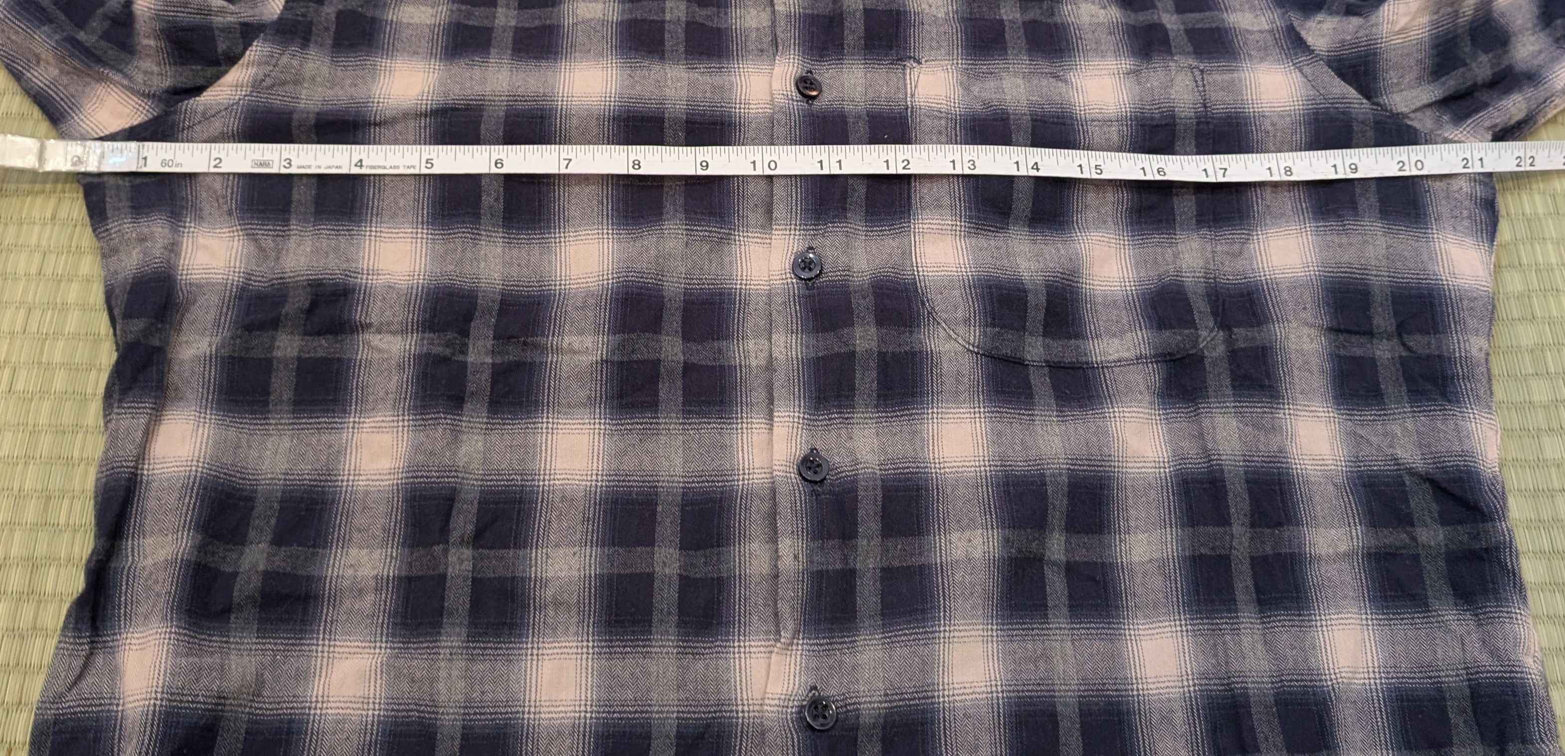 Naked & Famous Naked & Famous Button Up Ombre Plaid Flannel Shirt Size US L / EU 52-54 / 3 - 5 Thumbnail