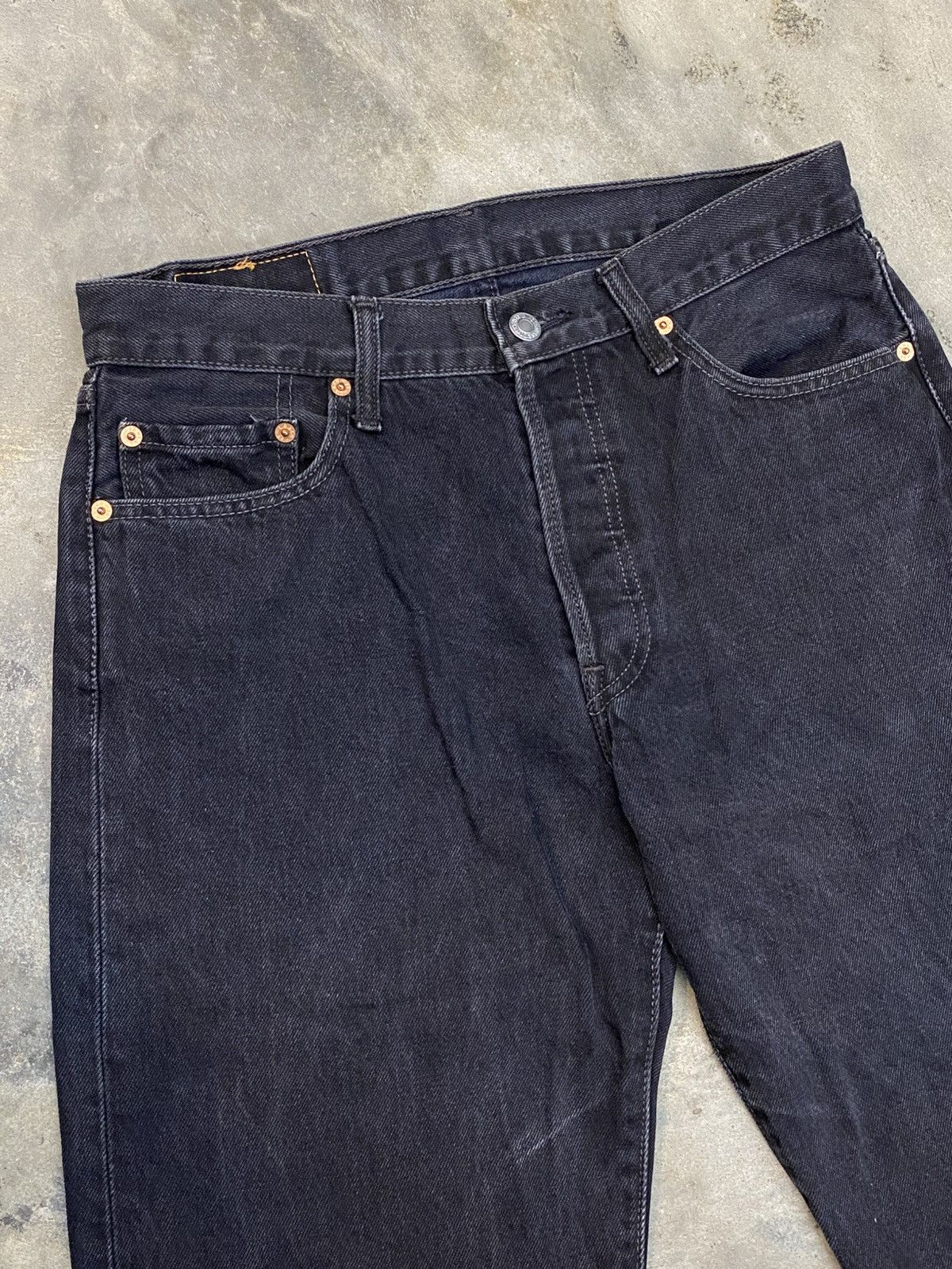 Levi's Levi's 501 black jeans wash Size US 31 - 3 Thumbnail