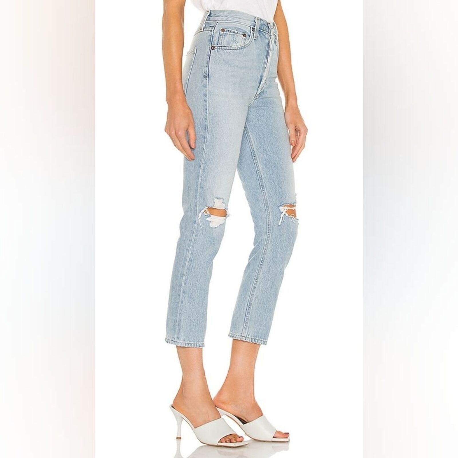 Agolde AGOLDE RILEY HIGH WAISTED STRAIGHT CROP Size 28" / US 6 / IT 42 - 2 Thumbnail