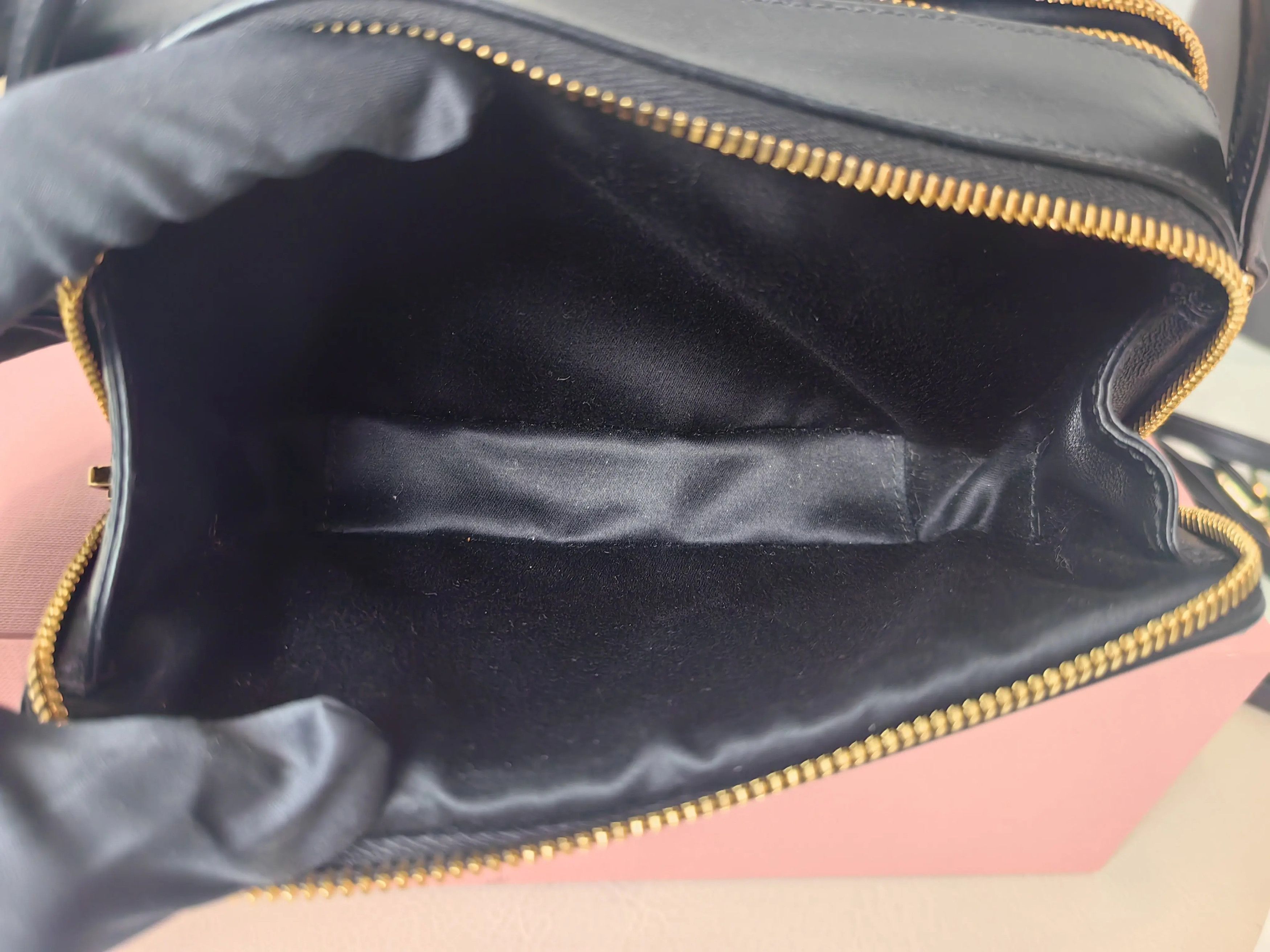 Miu Miu Miu Miu Black Matelassé Lambskin Shoulder Bag Size ONE SIZE - 9 Thumbnail